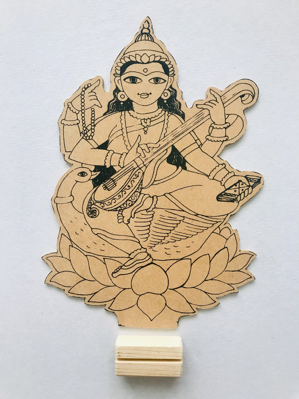 How to Draw Goddess Saraswati Color Drawing for kids  video Dailymotion